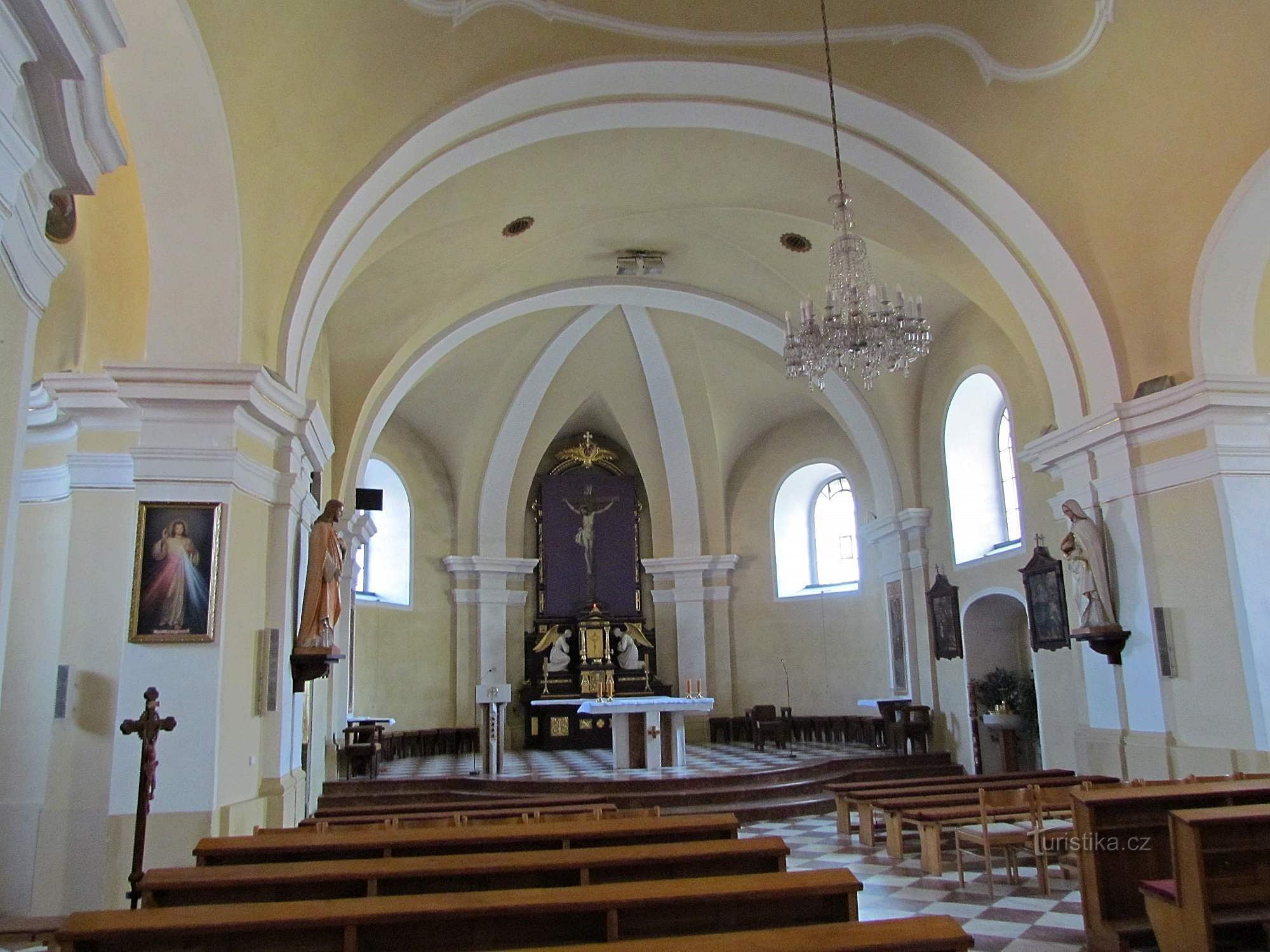 Valašskoklobucký kerk van de Verheffing van het Heilige Kruis