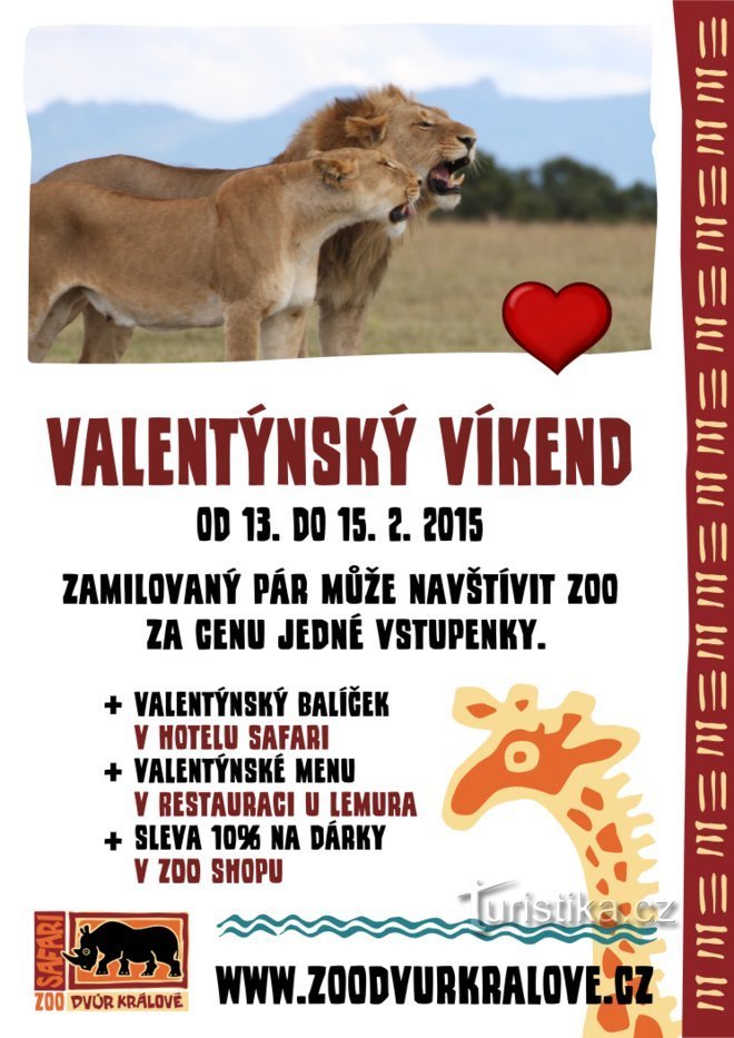 Valentinstag im ZOO Dvur Králové nad Labem