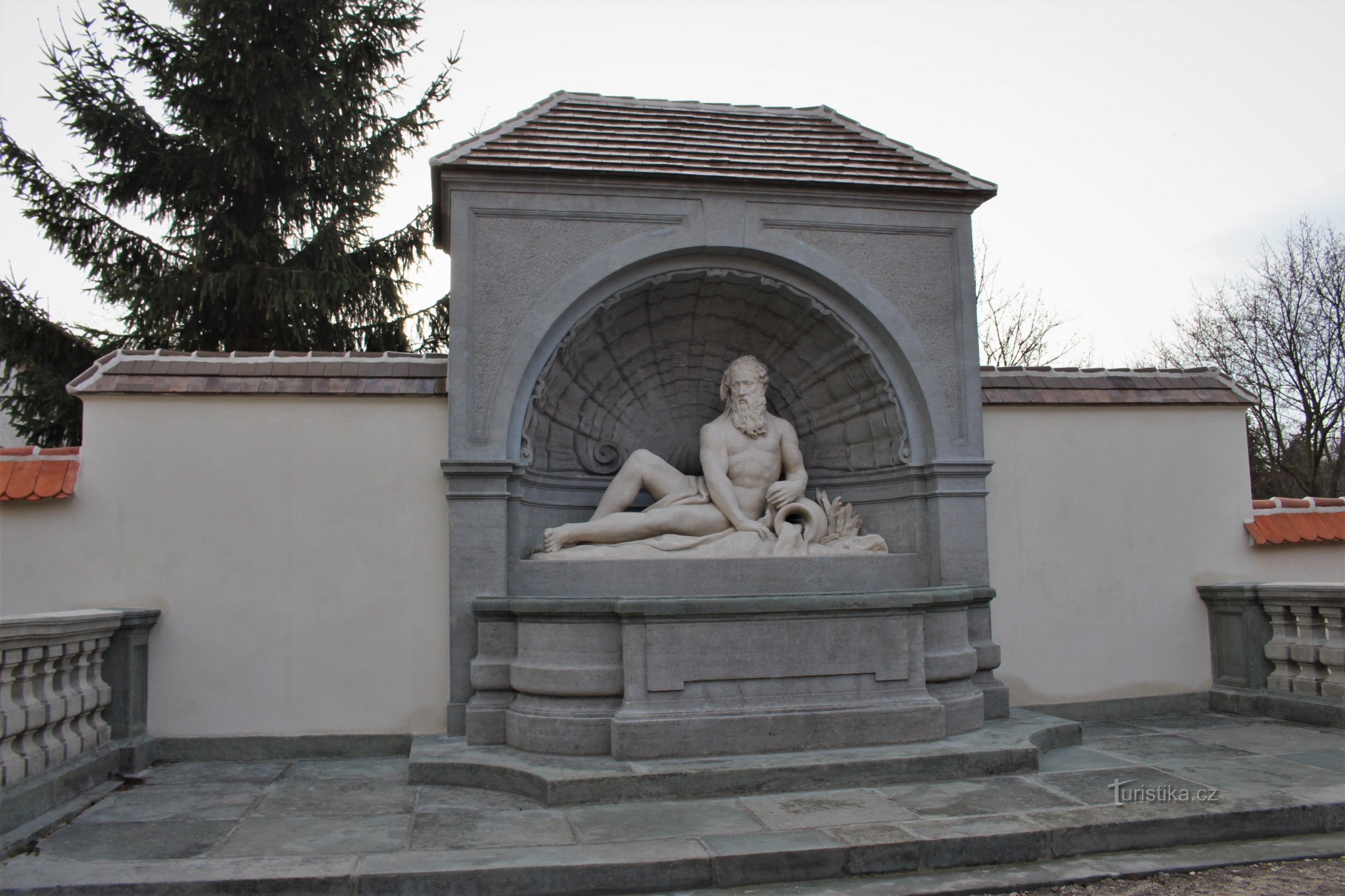 Valtice - socha Neptuna