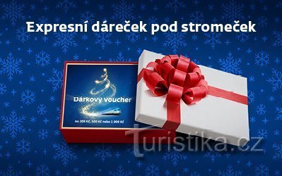 Phiếu quà tặng Giáng sinh từ Đường sắt Séc