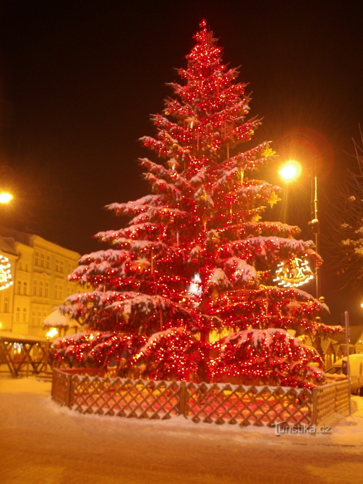 árbol de navidad en la plaza