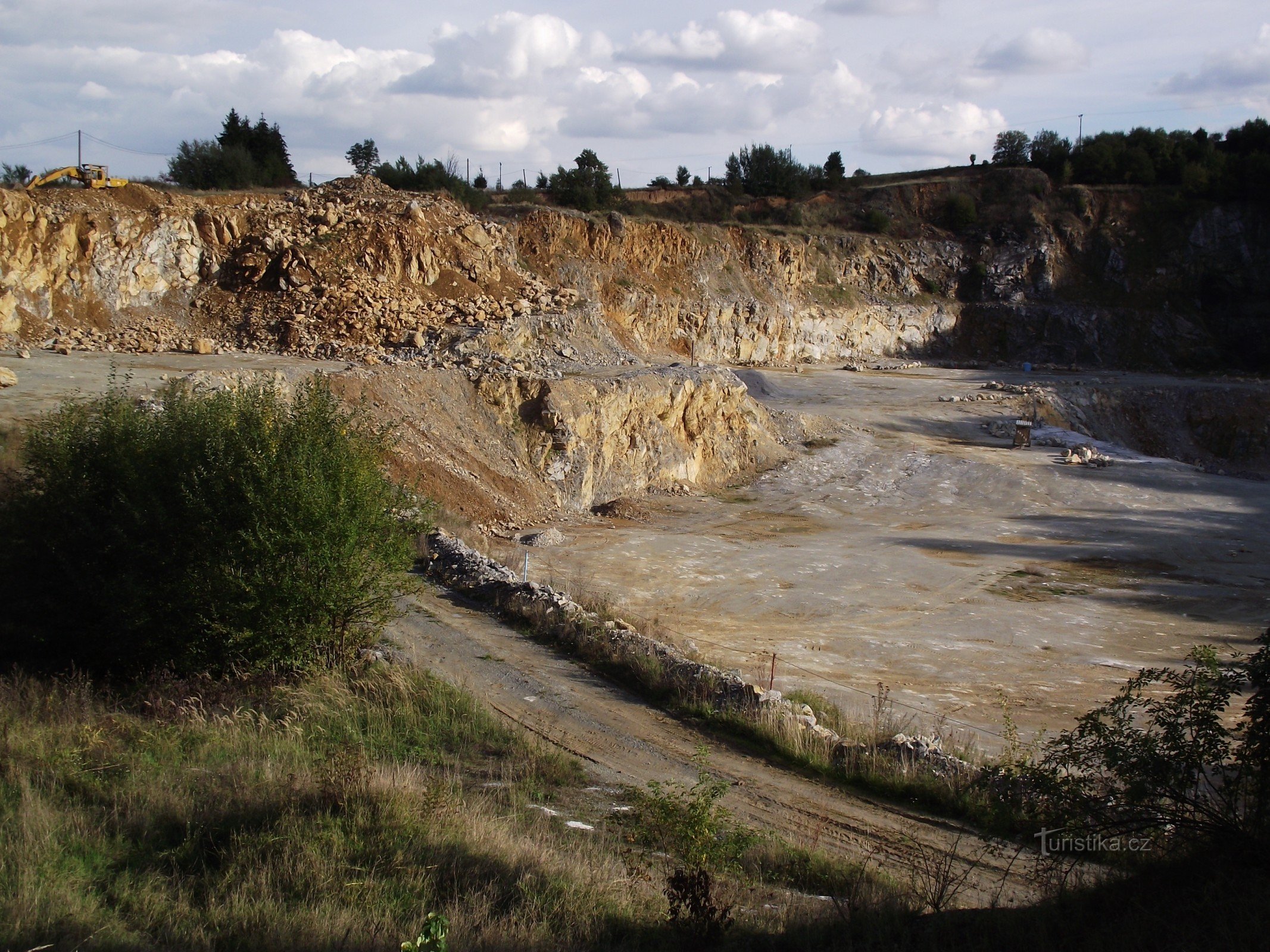 cantera de piedra caliza