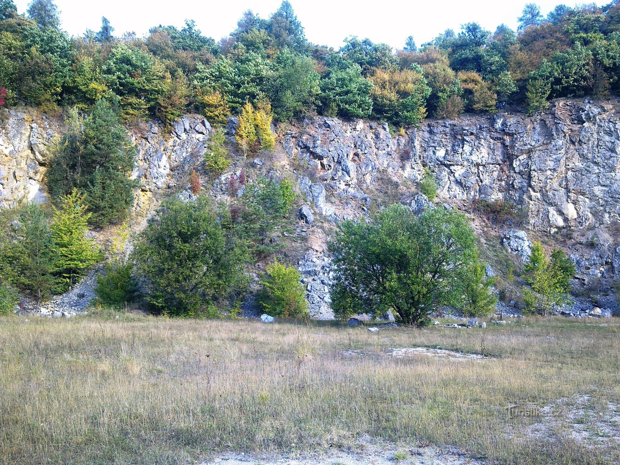 Kalkbrud under Hádkem