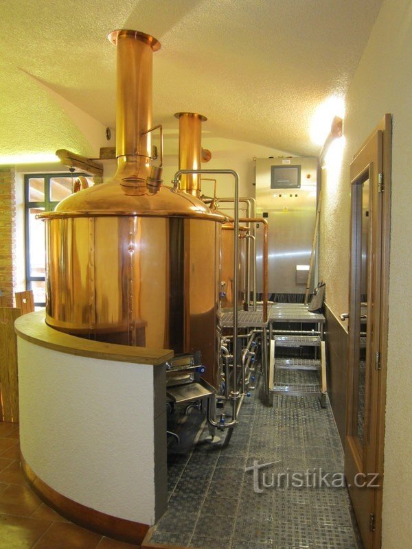 Brewery of a microbrewery