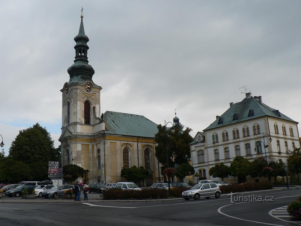 Varnsdorf, église baroque St. Pierre et Paul