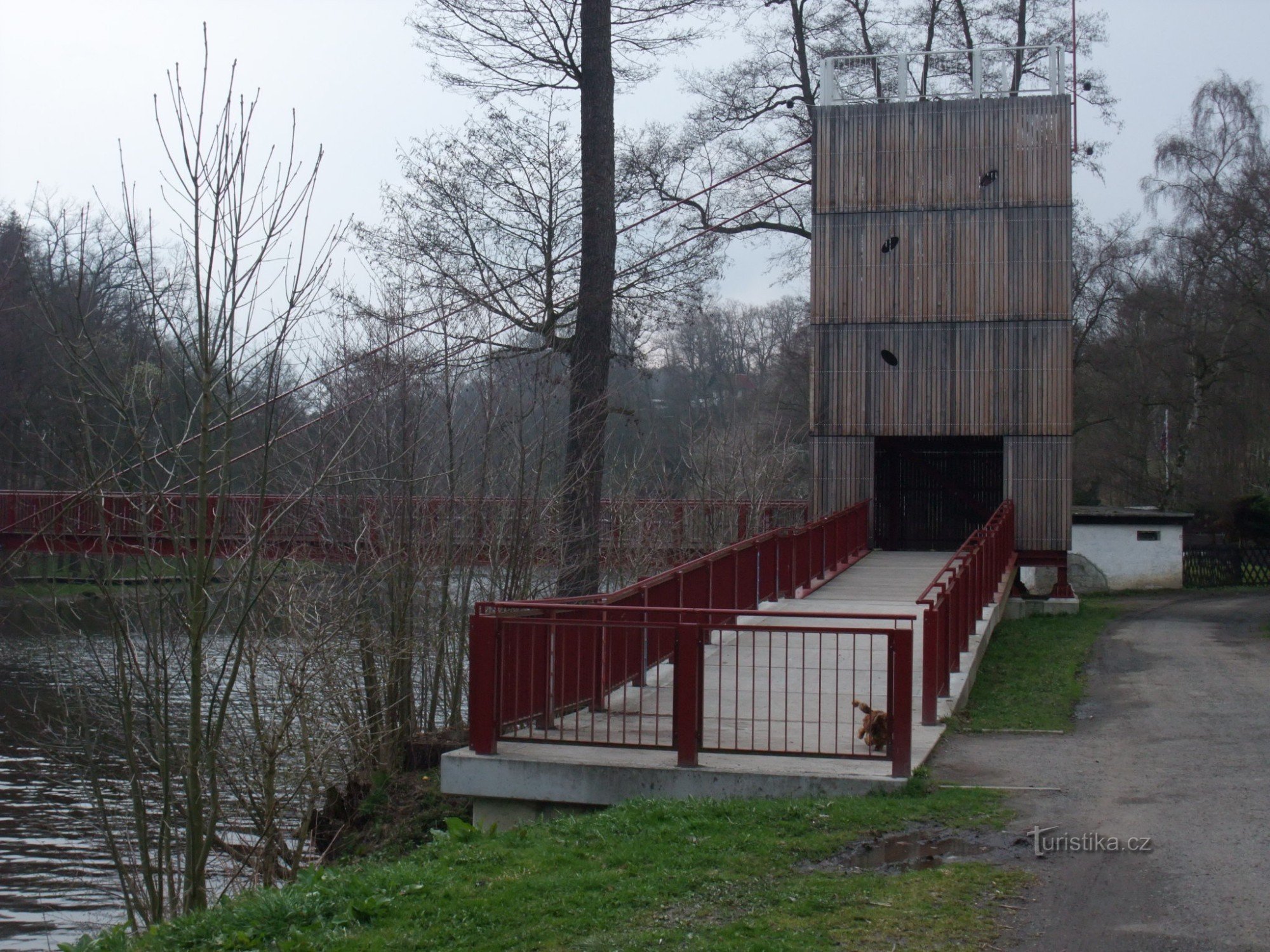 Cầu đi bộ Vávra ở Cheb