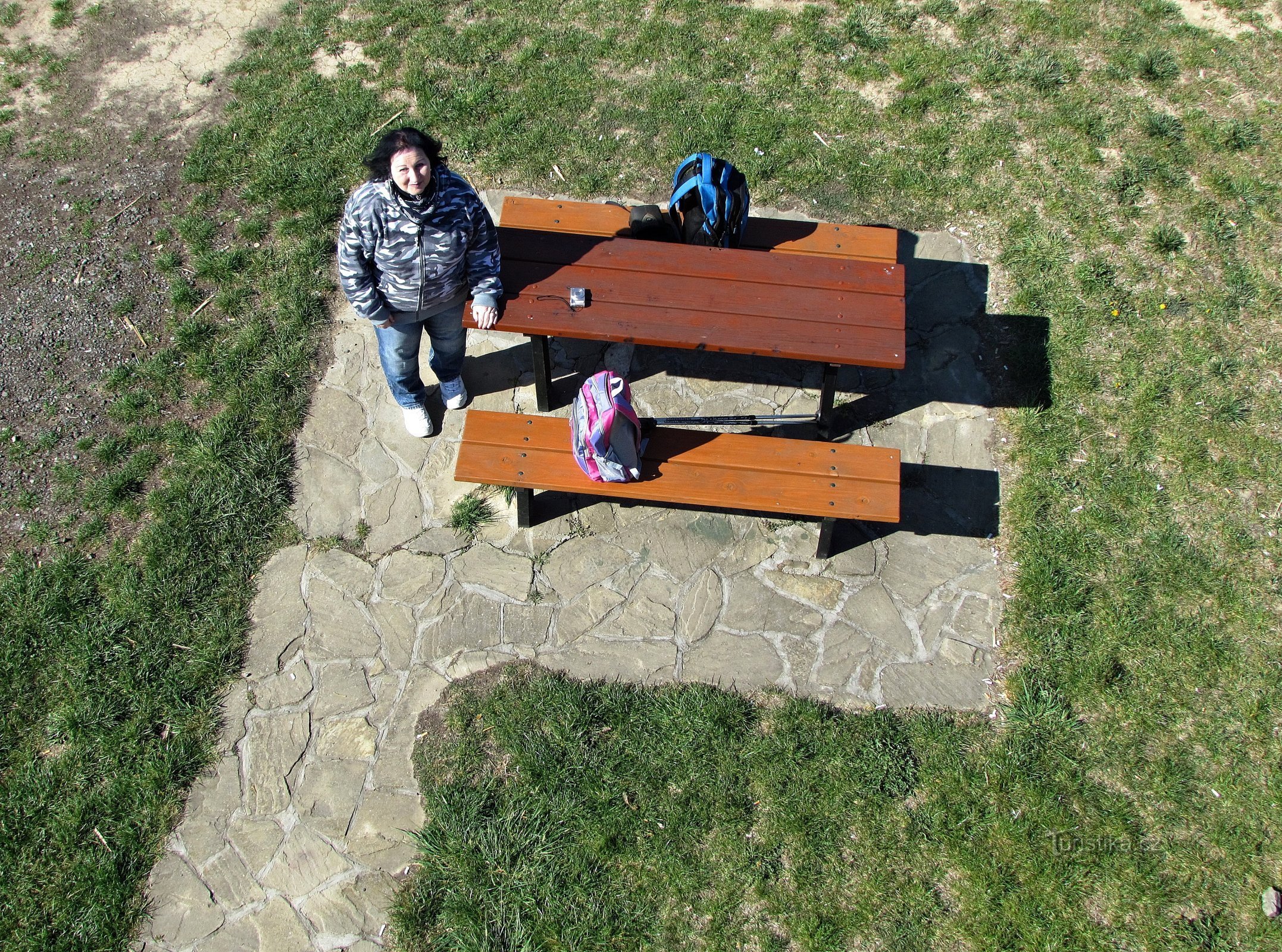 Vážany - vistas da torre de vigia Doubí