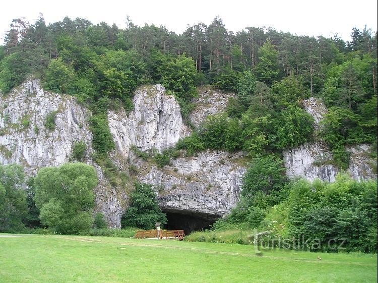 洞窟への入り口