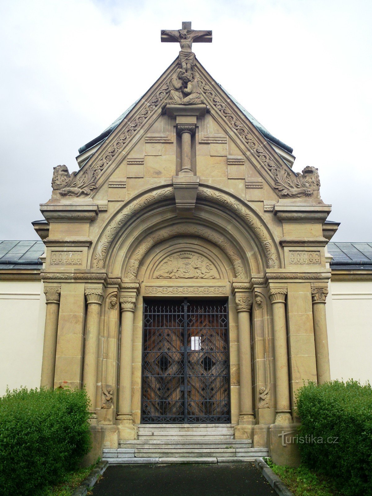 entrance to the chapel