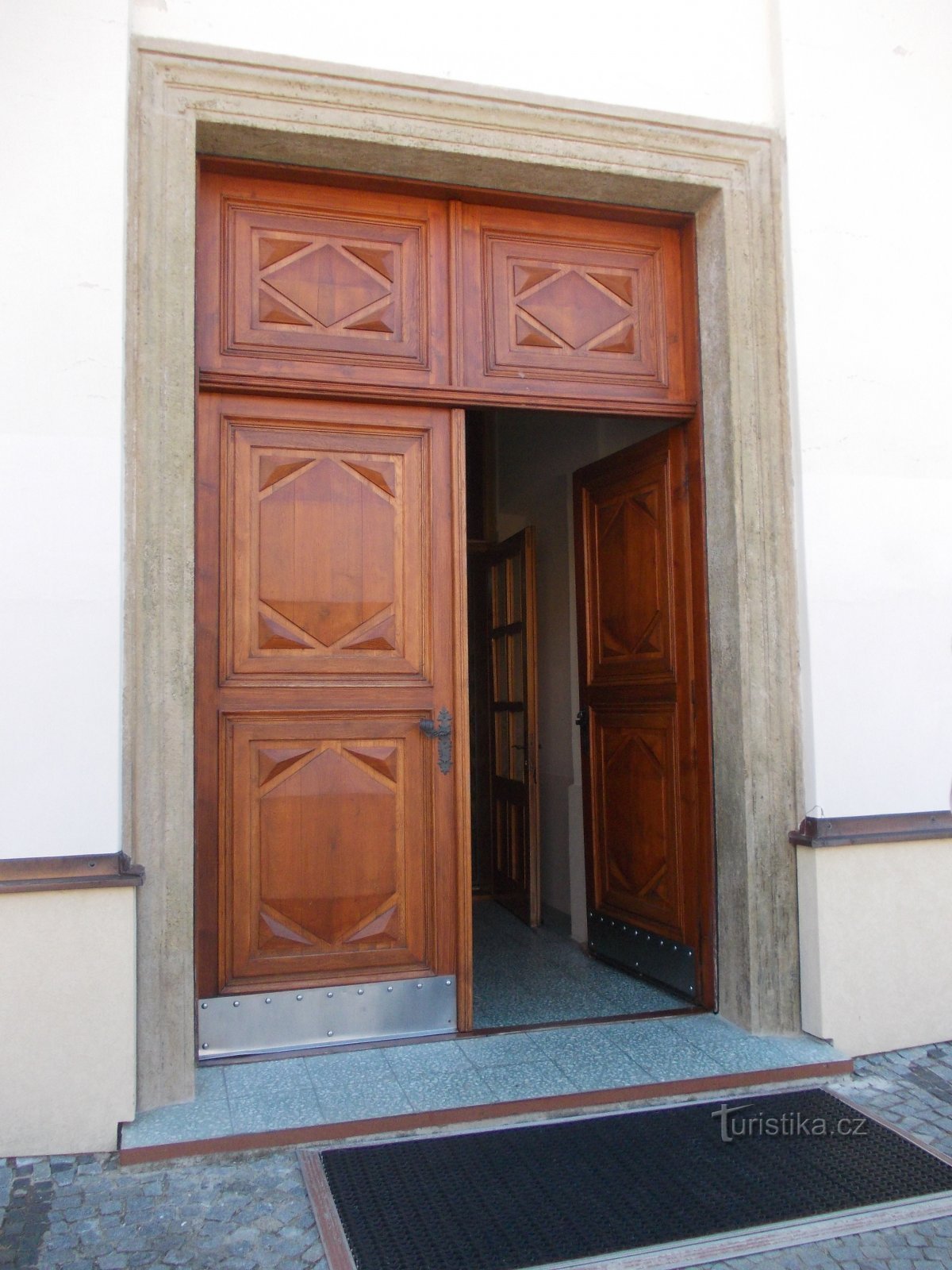 entrance to the church