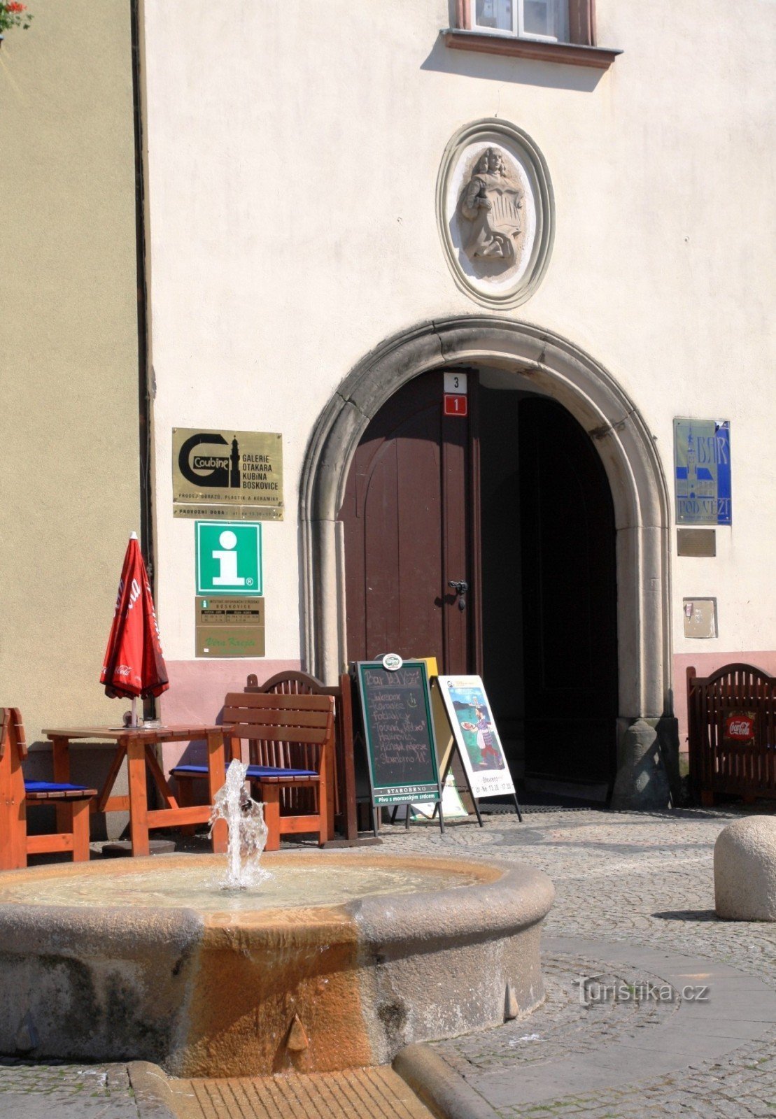 Entrance to the town hall tower