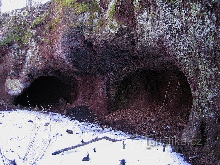 dans le volcan de Vénus