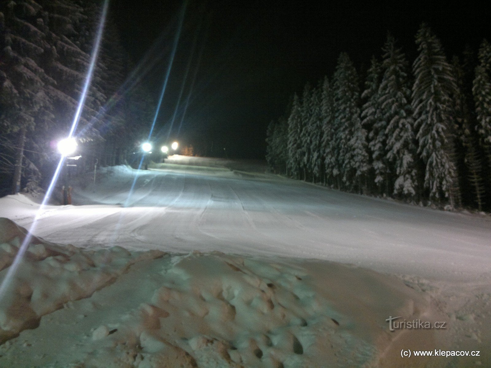 Večerko - piste de ski hlvani