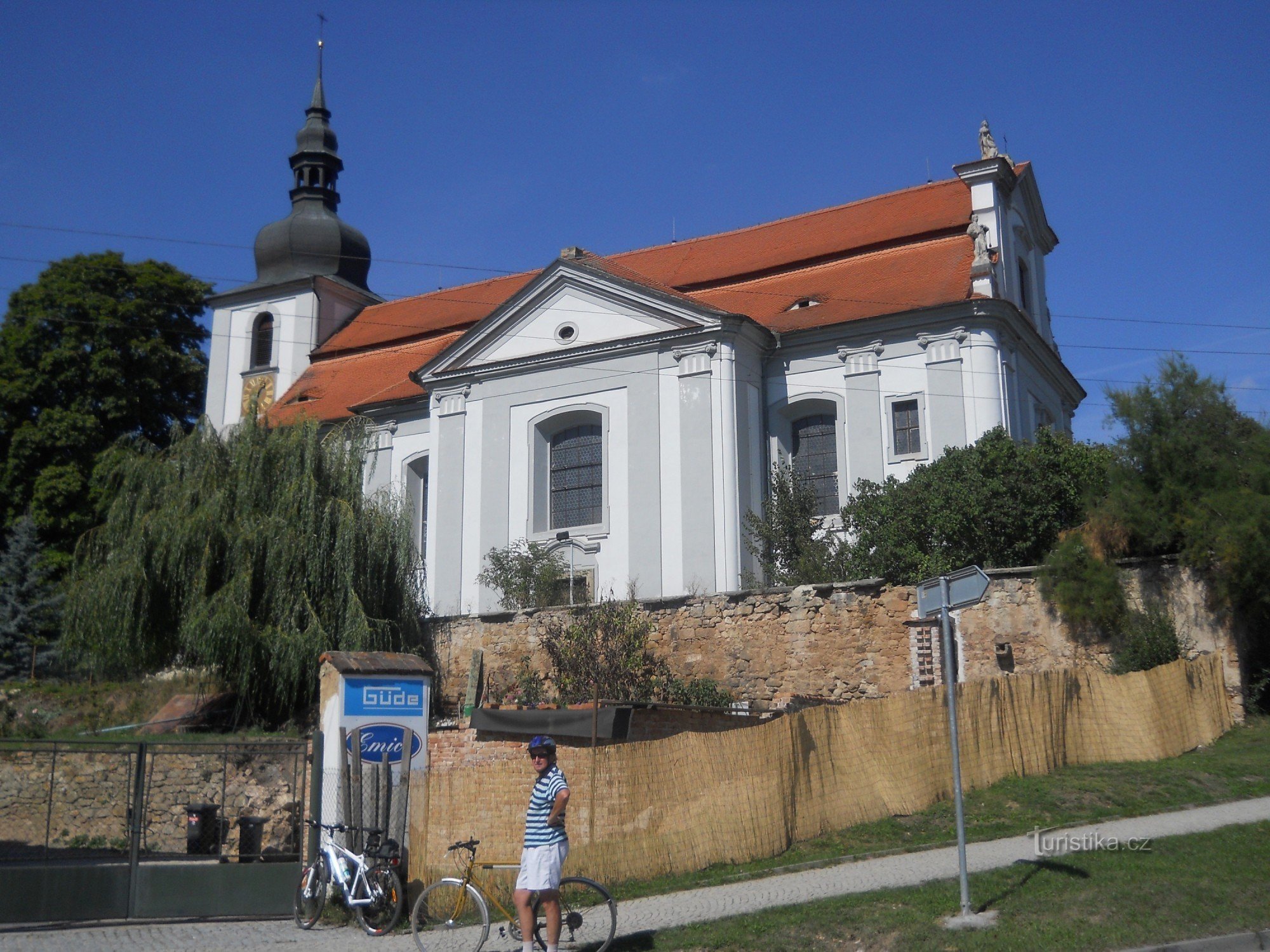 Vejprnice - baroque church of St. Vojtěch from 1722 - 1726