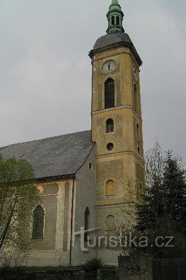 Vejprty: a igreja de Todos os Santos