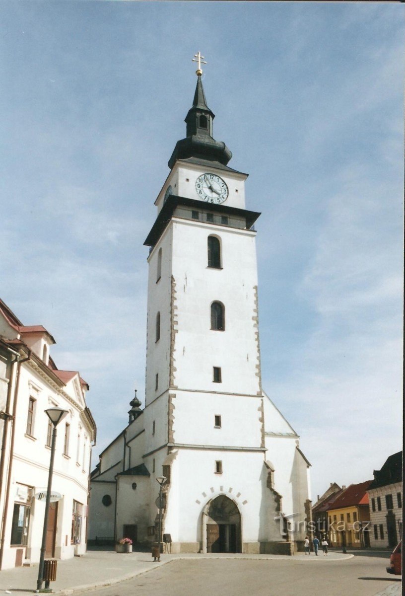 Velé Meziříčí - torre da cidade