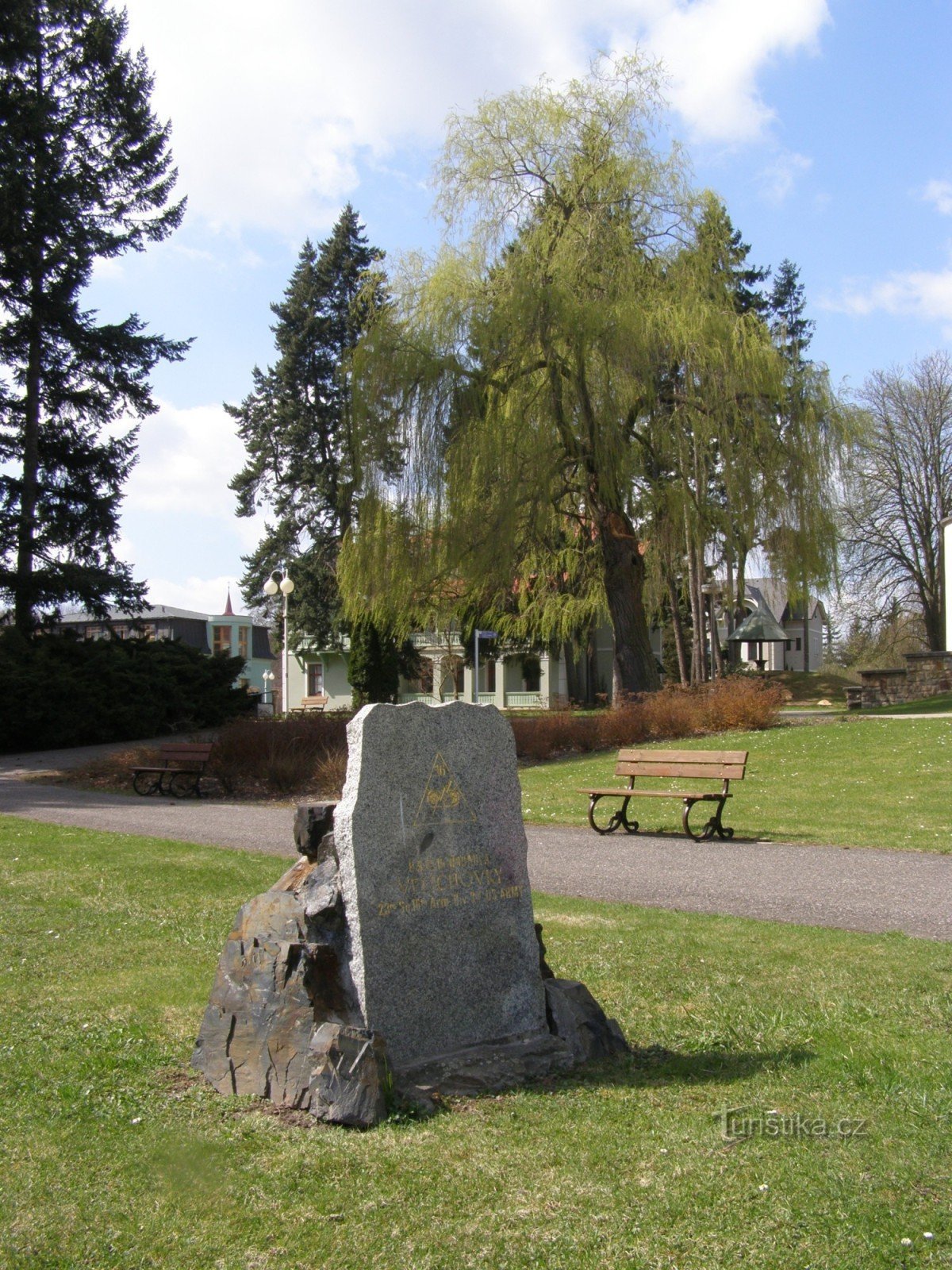 Velichovky - monument af den amerikanske hær