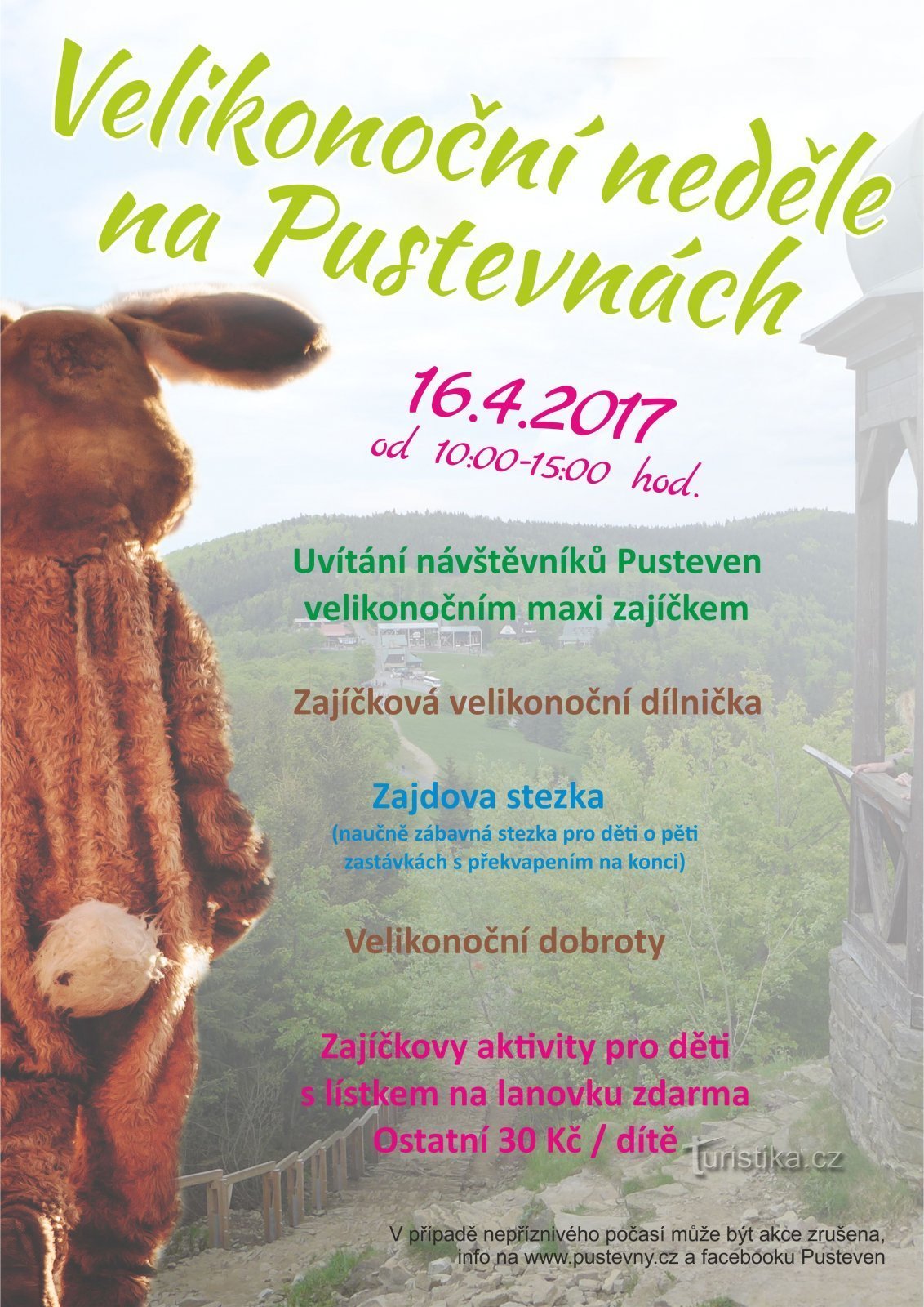 Der Ostersonntag in Pustevny wird hauptsächlich den Kindern gehören