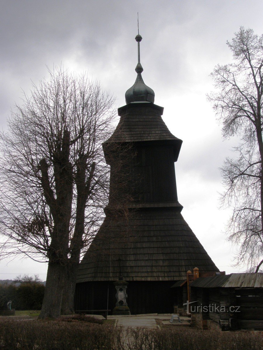 Veliny - clocher en bois