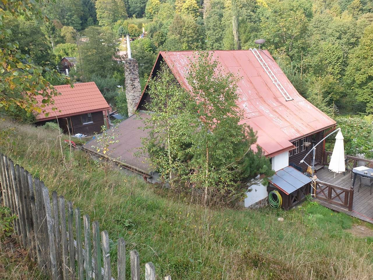 Big and small cottage Merklín - Lípa