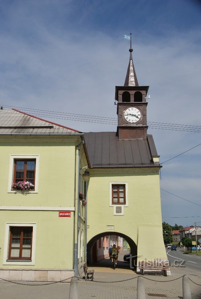 Velká Bystřice (pri Olomoucu) – mestna hiša