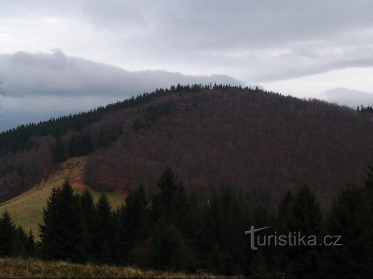 Velká Kykula: Vista desde Ostrý