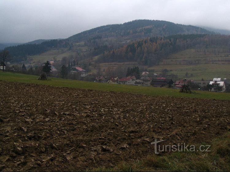 Velká Kykula: Uitzicht vanaf Milíkov