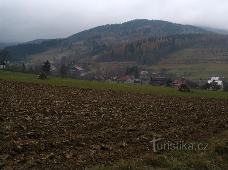 Velká Kykula : vue depuis Milíkov