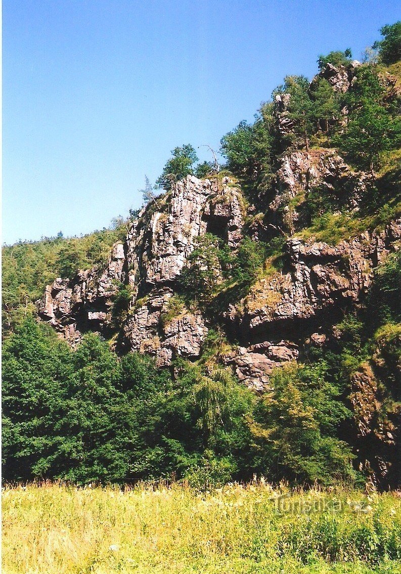 Velká skála - rezervație naturală