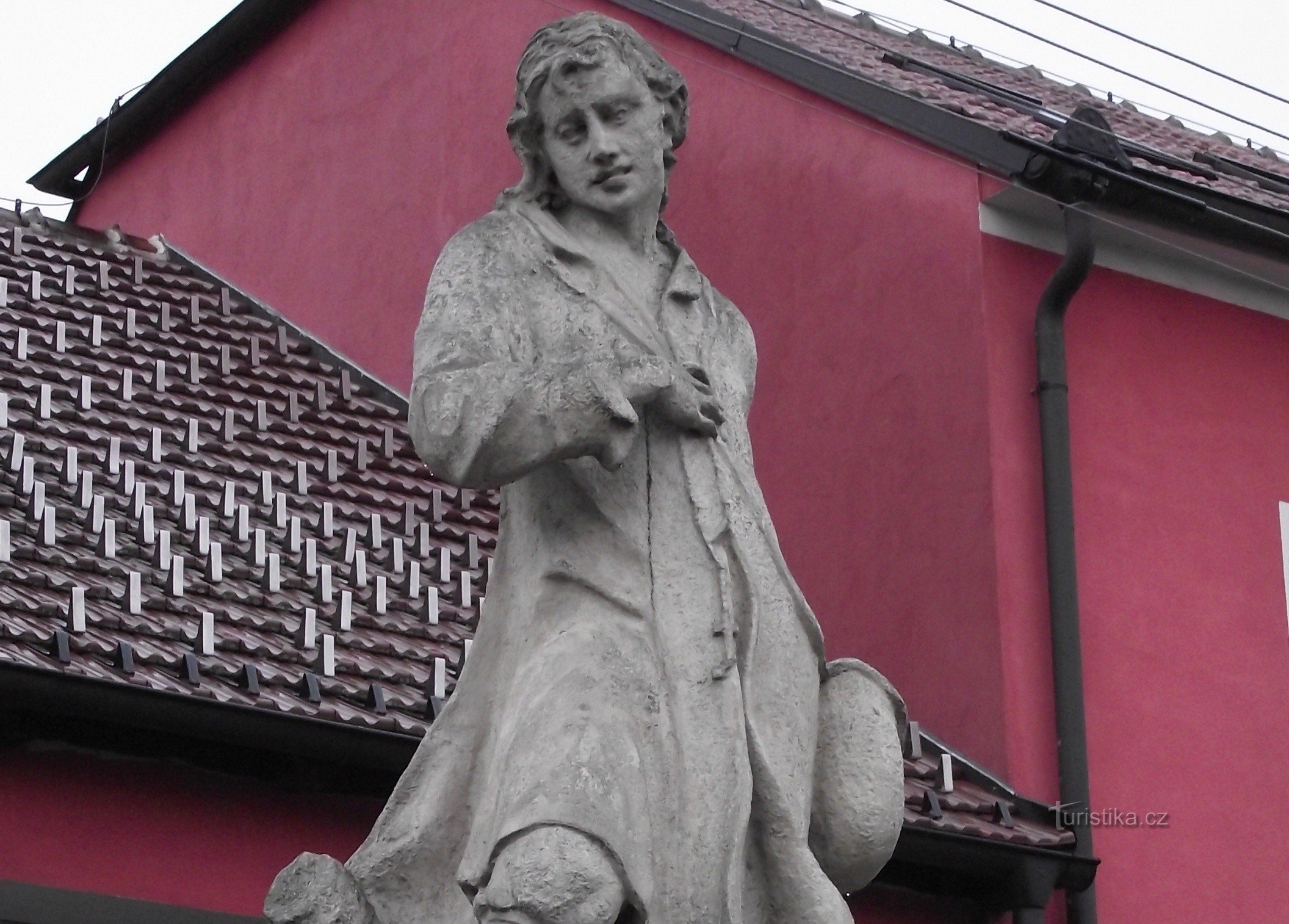 Velké Bílovice - statue of St. Wendelin