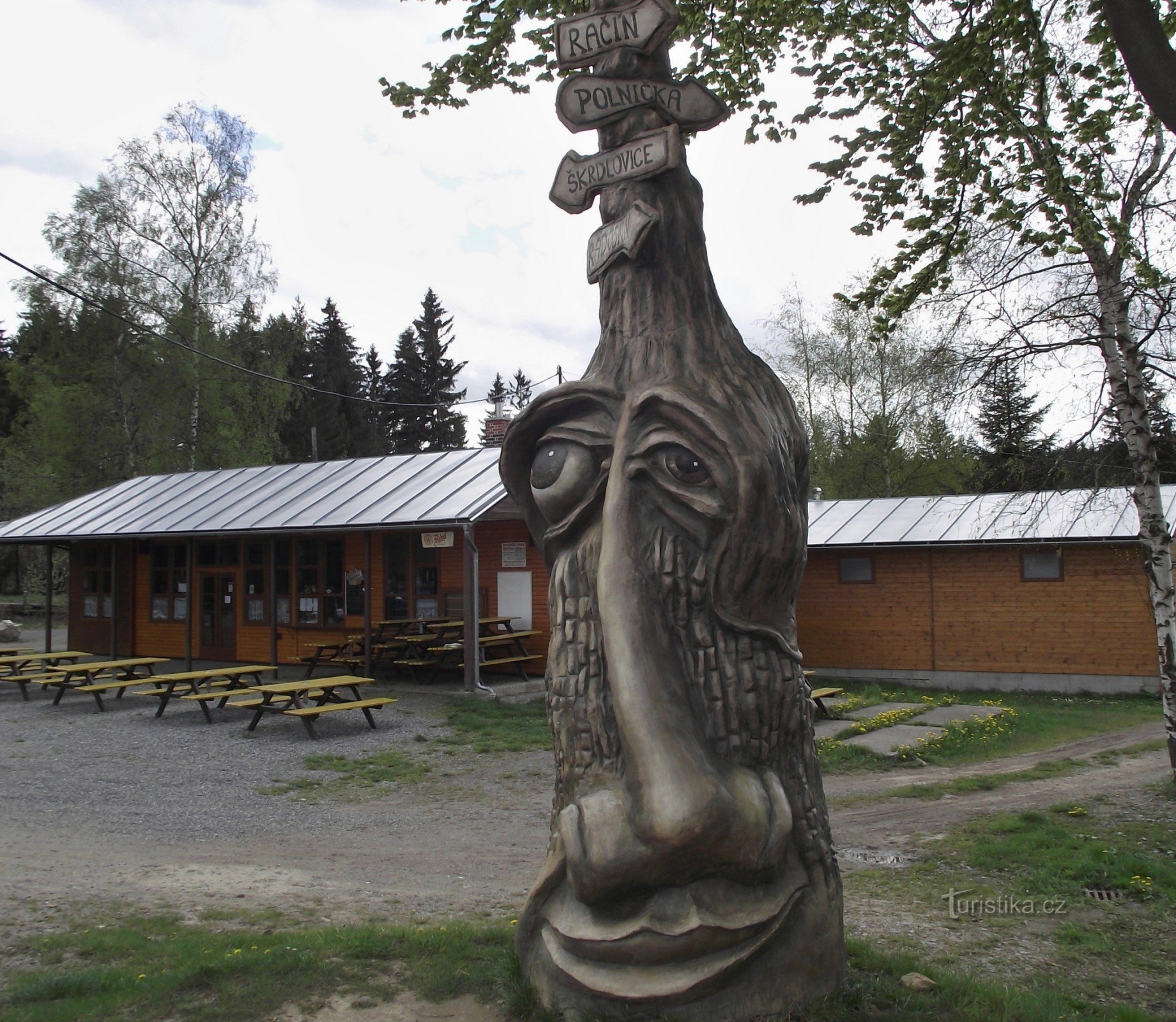 Velké Dářko - signpost to Na Hrázi or Dařbuch by Michal Olšiak