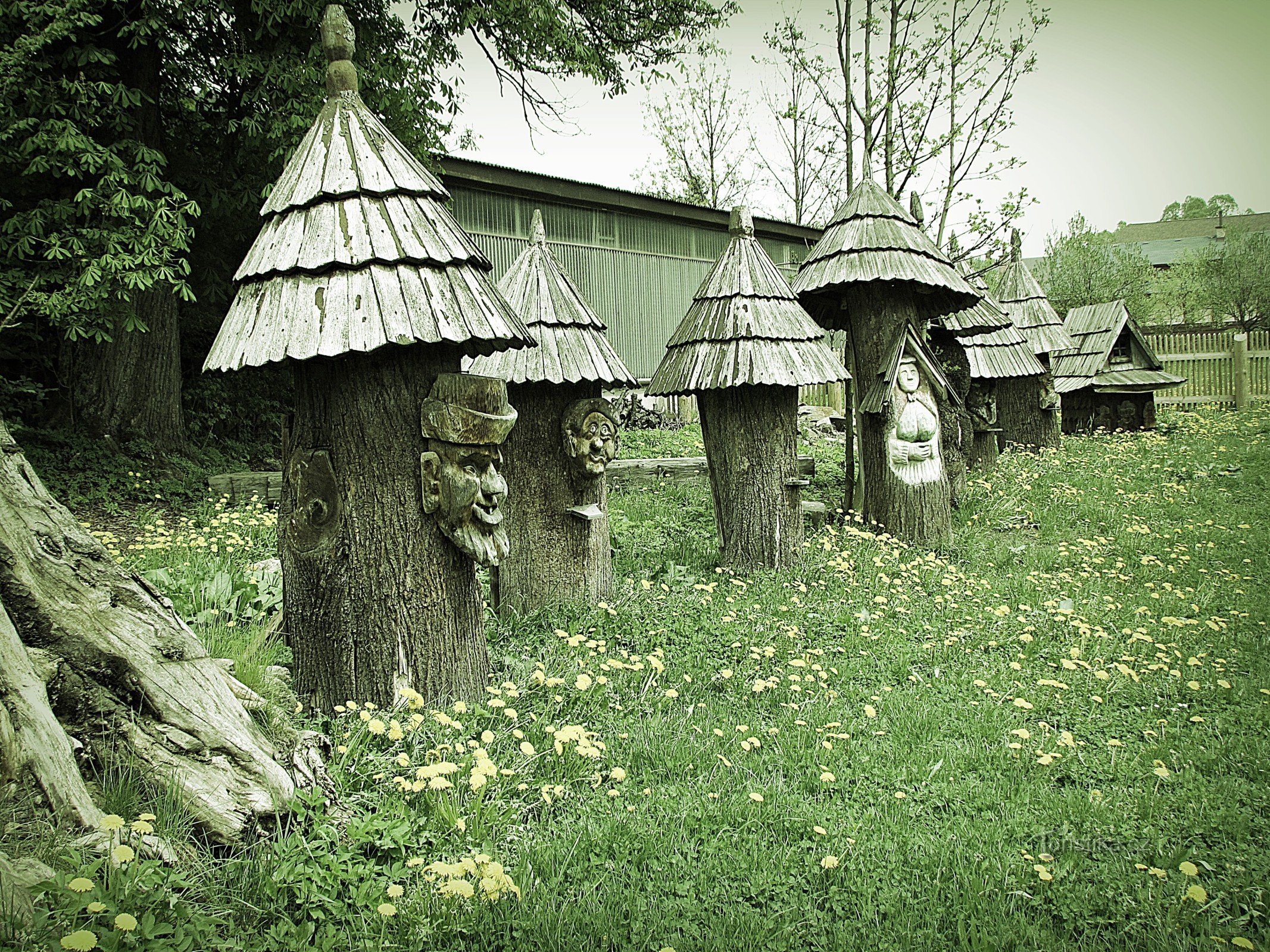 Velké Karlovice - recinto del Museo Karlovský