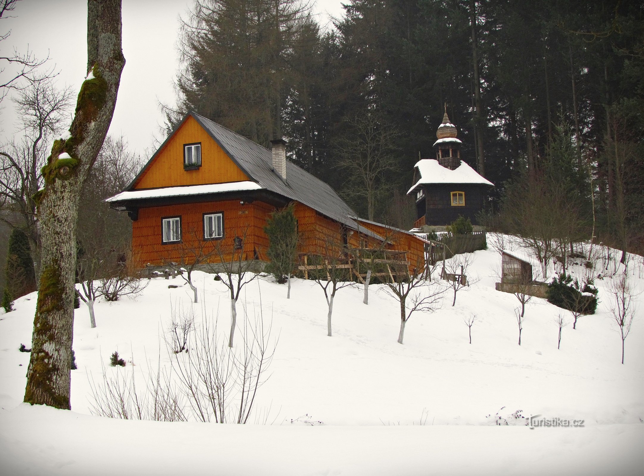 Velké Karlovice - chapel in Podťate