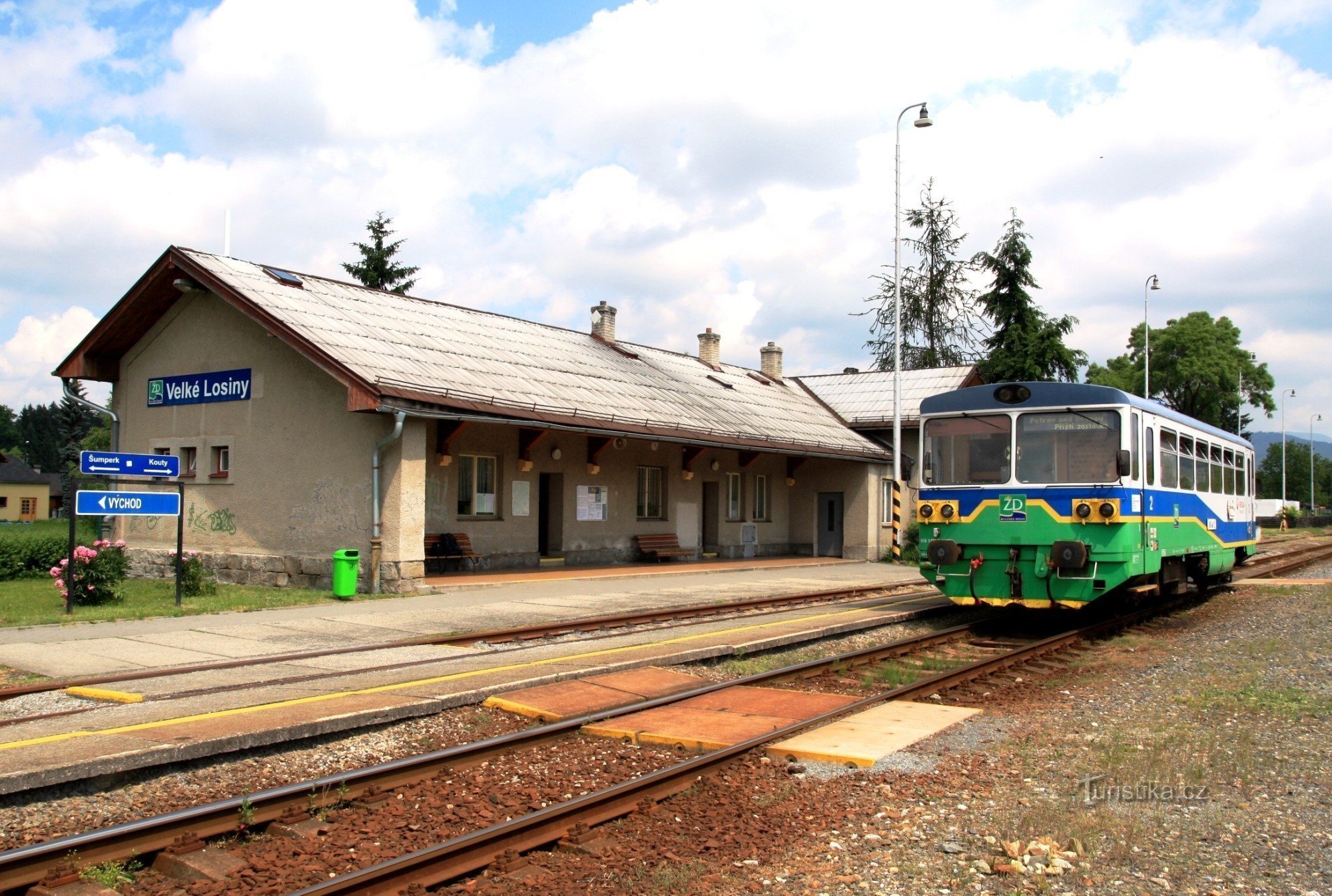 Velké Losiny - 鉄道駅