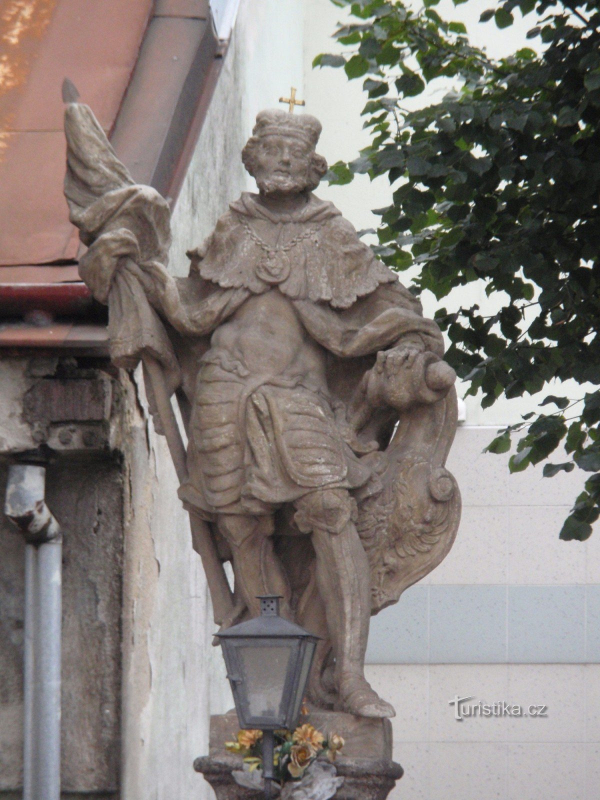 Velké Meziříčí - sculpturi baroc pe strada Hornoměstská