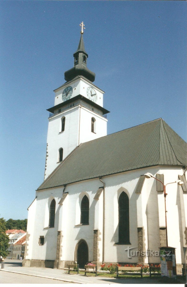Velké Meziříčí - kerk van St. Nicolaas