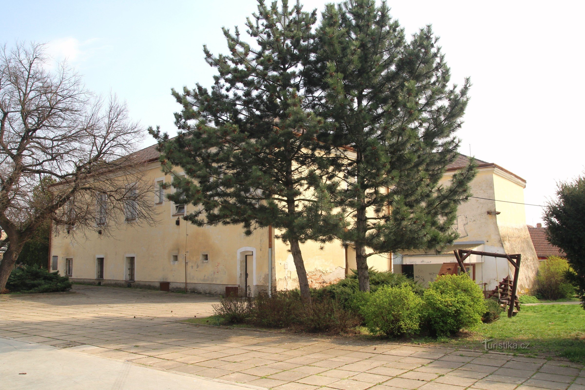 Velké Němčice - building of the former castle