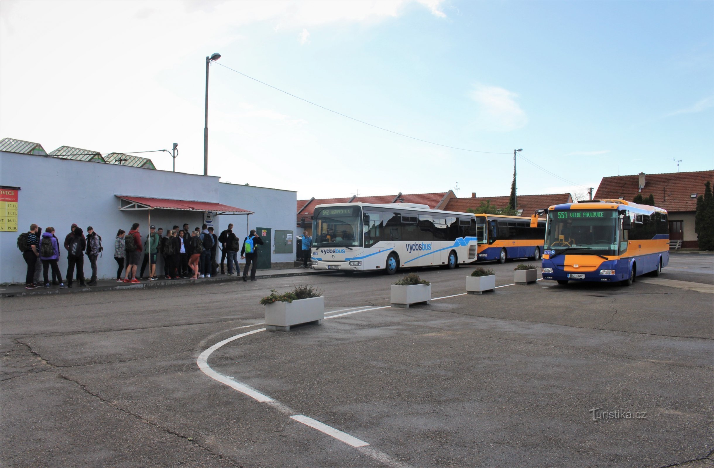 Velké Pavlovice - busstation