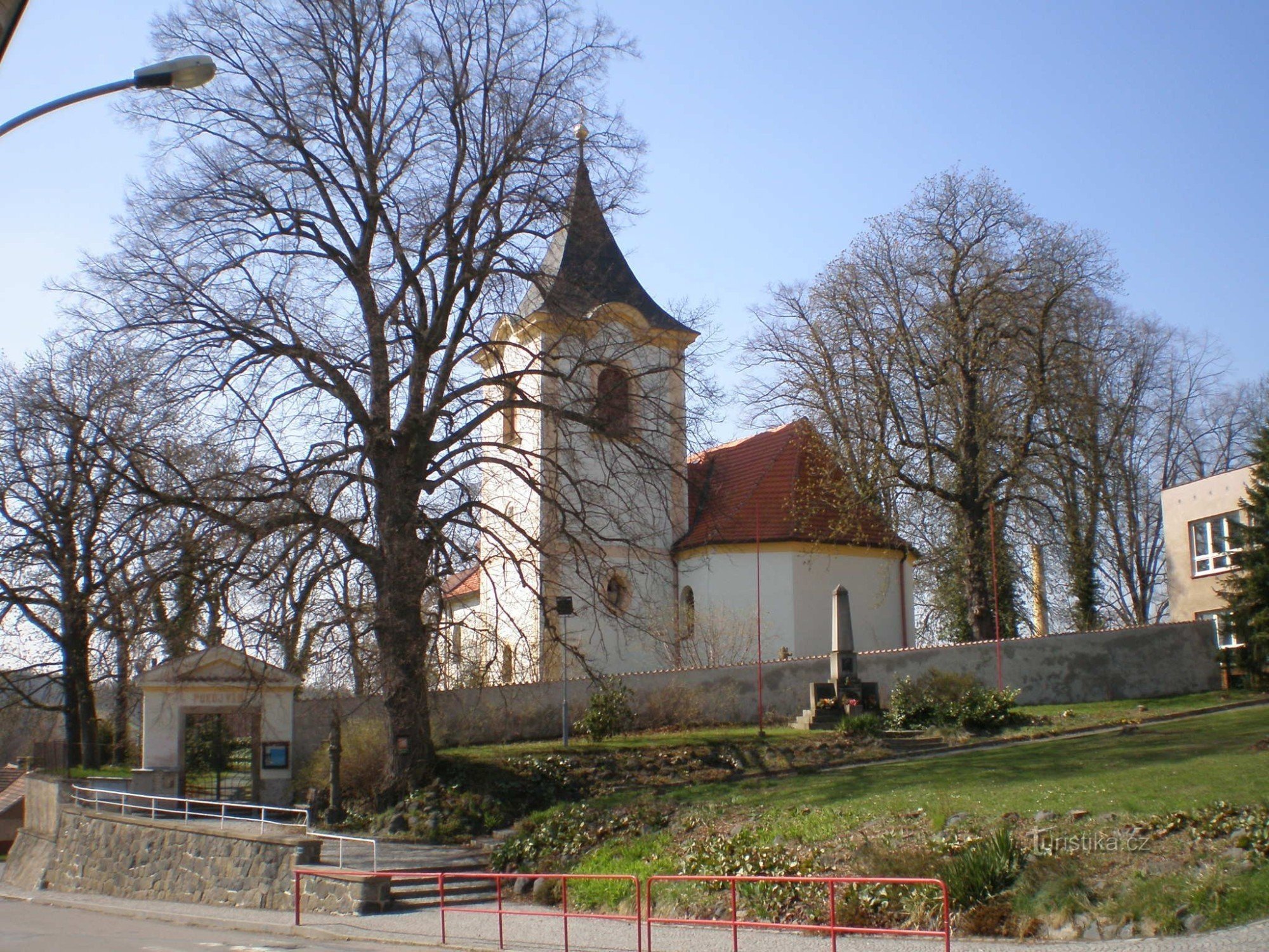 Velké Popovice - kyrkan av P. Marie Sněžné