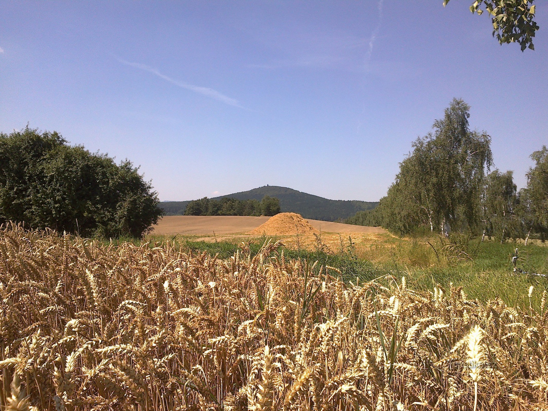 Velký Blaník iz Křížova.