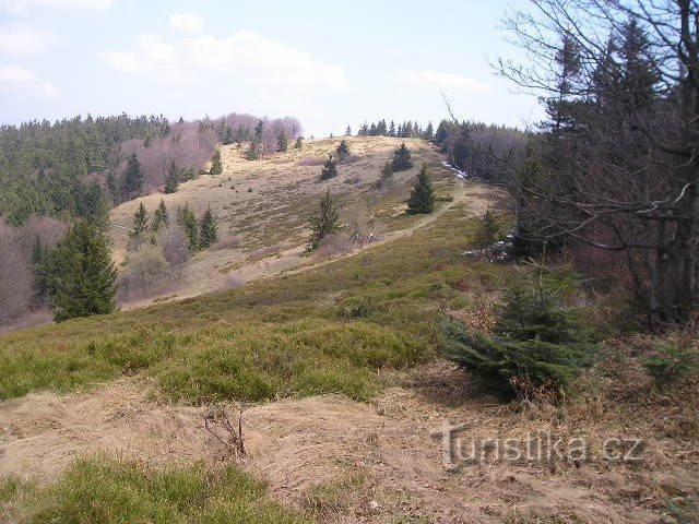 Velký Javorník 1071 m d'altitude