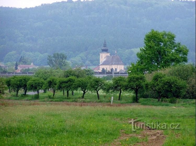 Velký Újezd ​​​​in de uitlopers van het Odergebergte