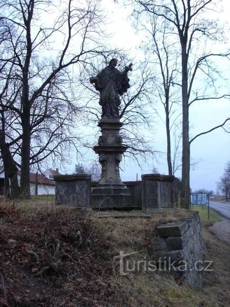 Velvary - Άγαλμα του Αγ. Γιαν Νεπομούτσκι