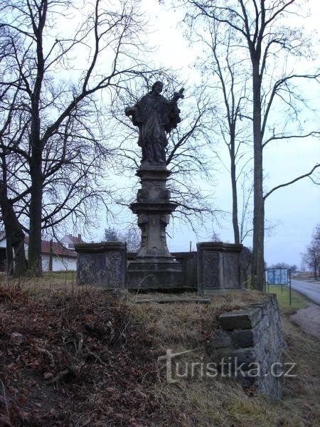 Velvary - Statua di S. Jan Nepomucký