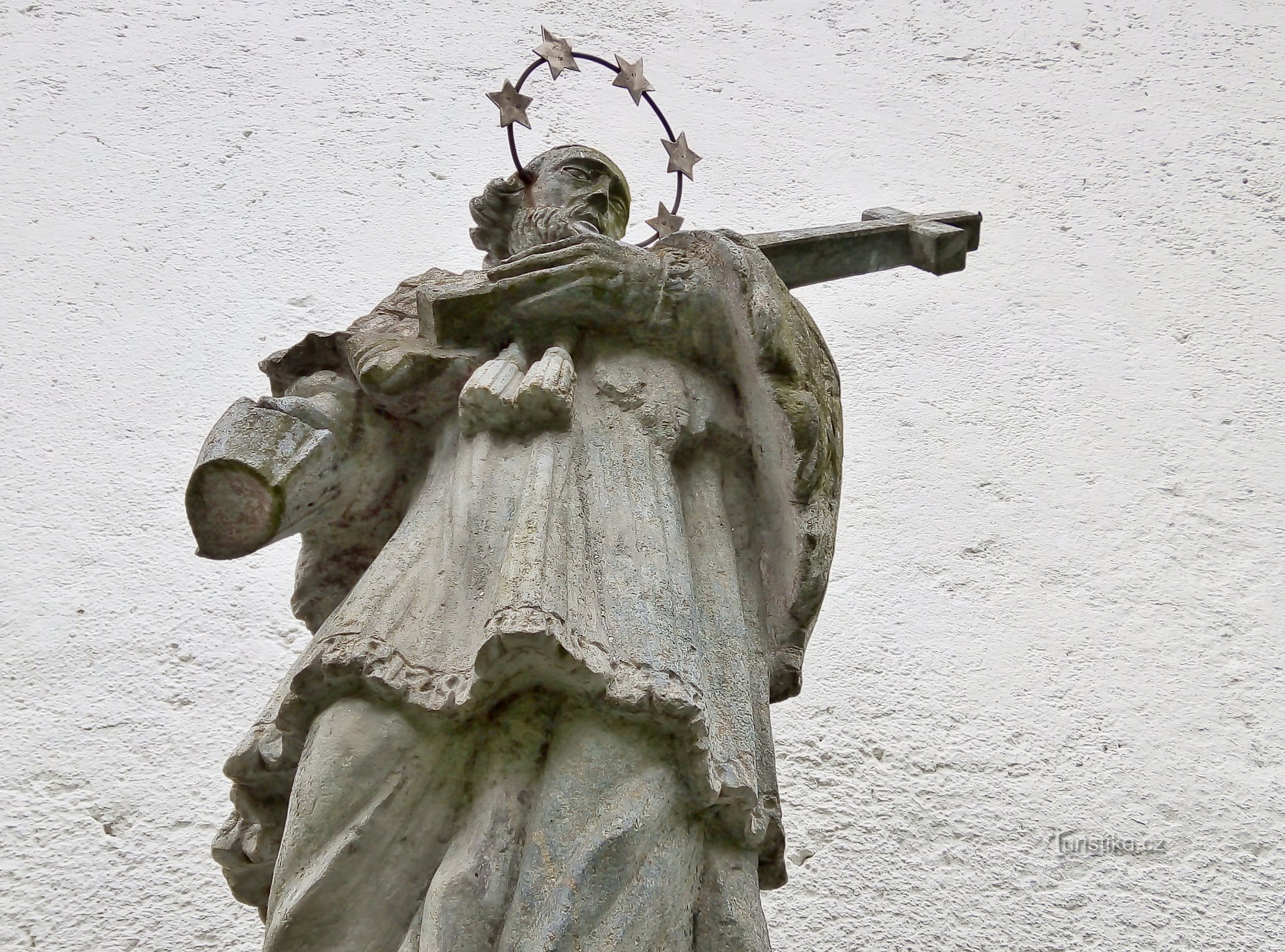 Vernířovice - 聖の像。 ヤン・ネポムキー