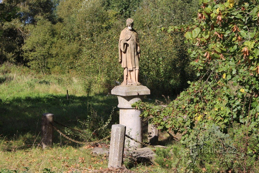 Alegria, estátua de S. Visão geral de João de Nepomuk