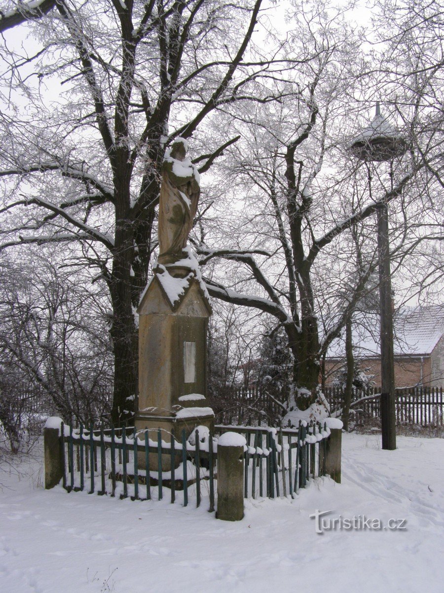Veselská Lhota - St. Jomfru Maria med klokke