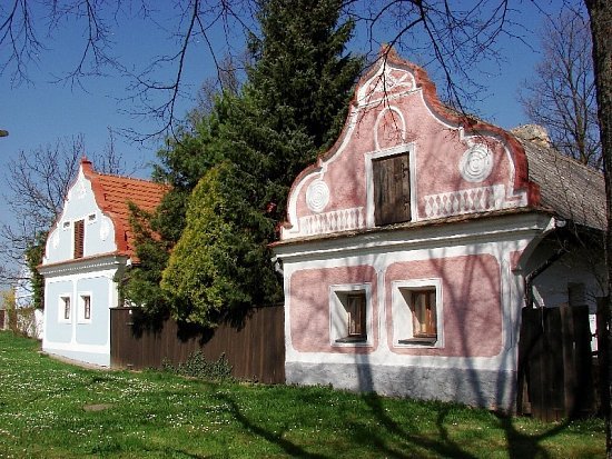 Natuurreservaat Malá Chrášťany dorp