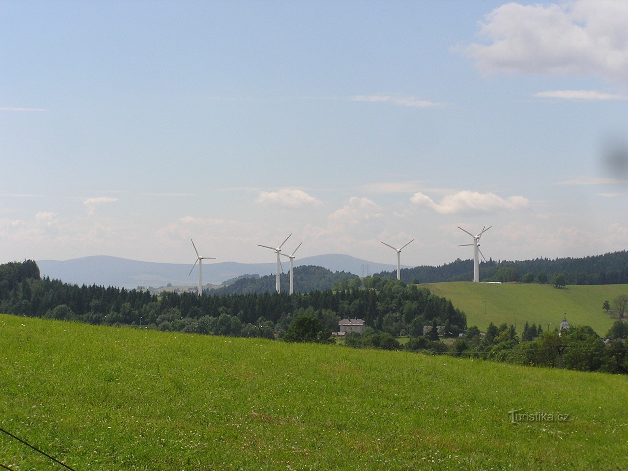 風力発電所 Ostružná - 31.7.2006