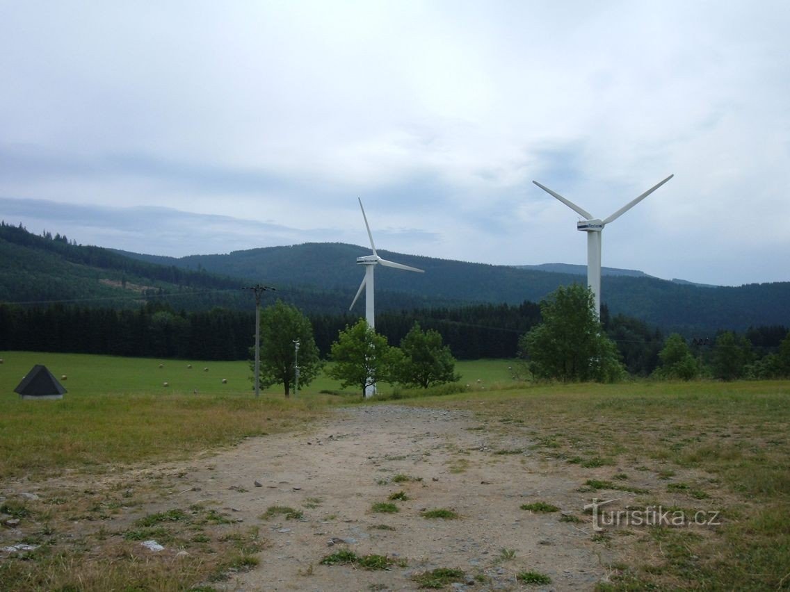 风力发电厂 Ostružná - 31.7.2006
